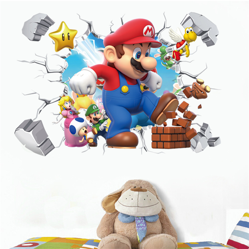 Baby Nursery Game - Naklejki ścienne 3D z postaciami z