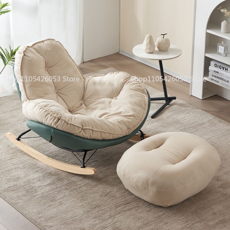 Rocking Chair Nursery - Leniwa sofa, fotel bujany, pojedynczy fotel