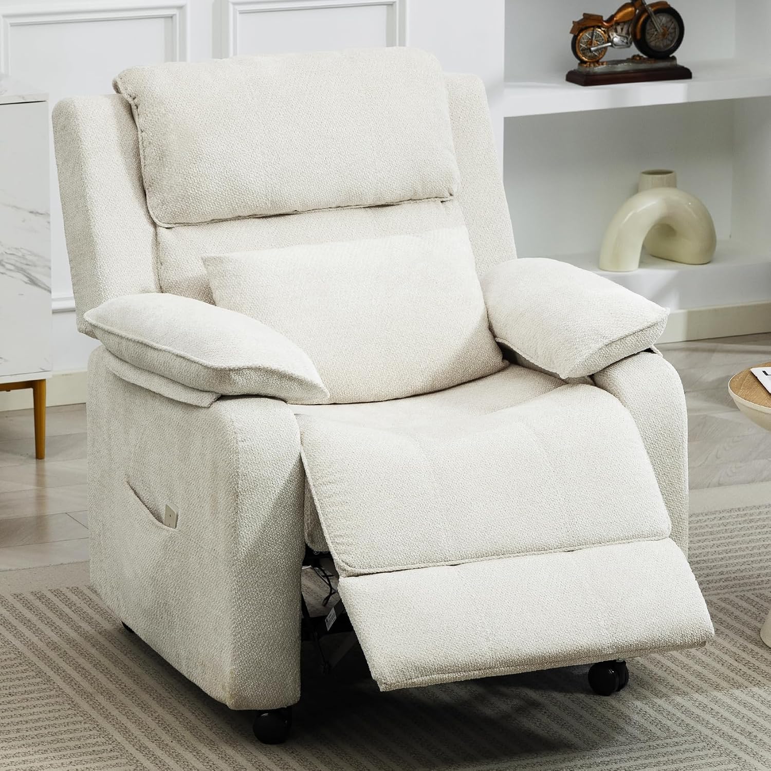 Rocking Chair Nursery - Fotel rozkładany dla dorosłych, fotel do