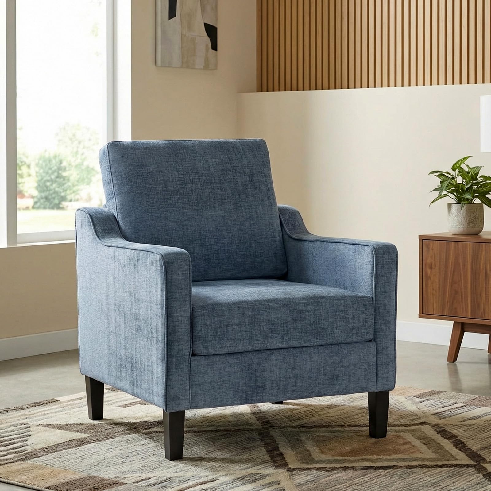 Rocking Chair Nursery - Fotel AOUO w stylu mid-century modern,