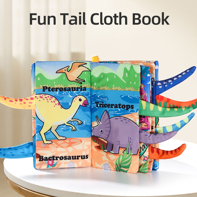 Baby Nursery Books - Książka z tkaniny dla niemowląt 6