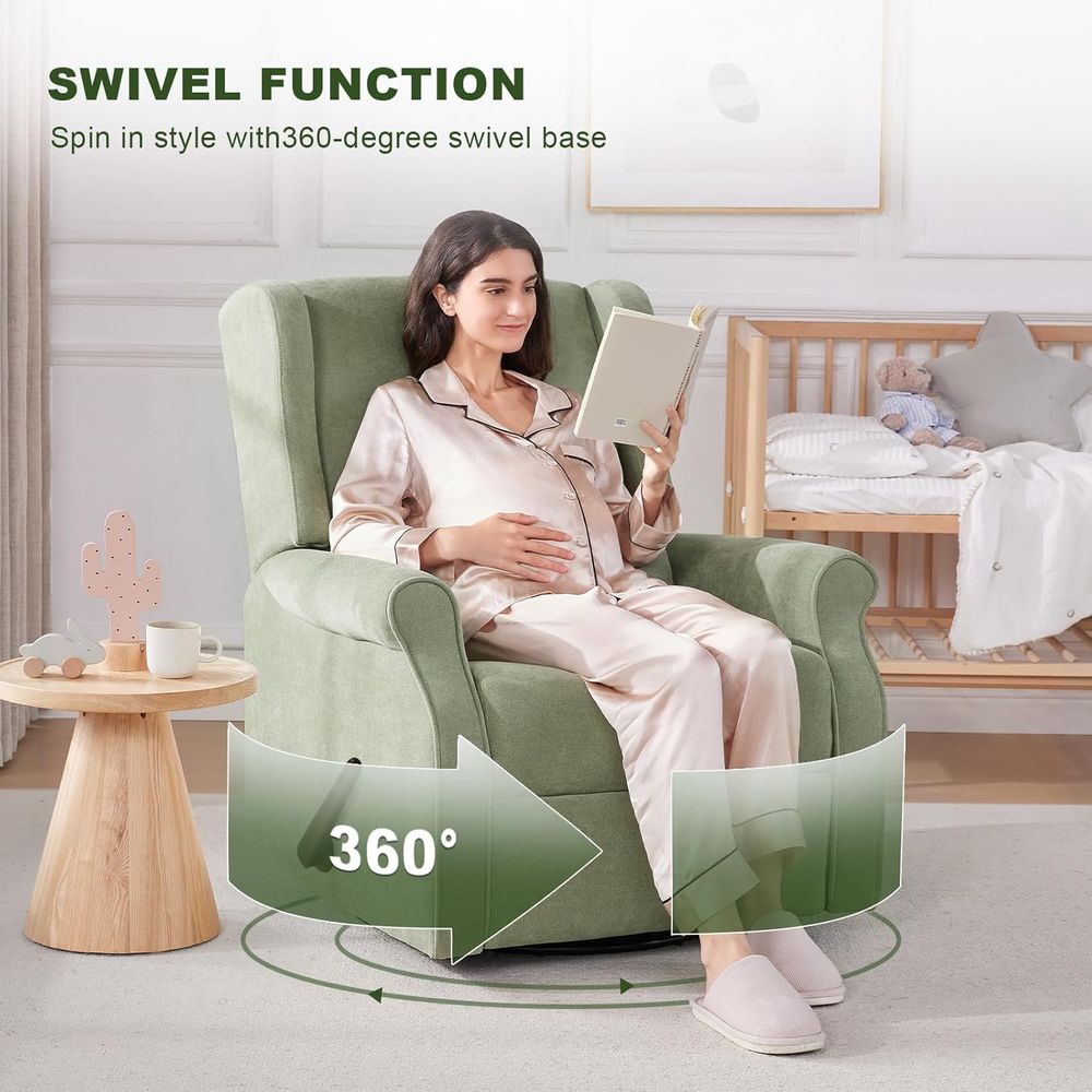 Fotel bujany obrotowy do pokoj – Rocking Chair Nursery recenzja i cena
