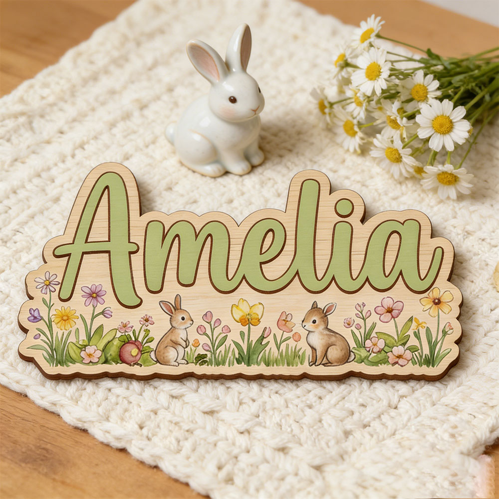 Spersonalizowana tabliczka z m – Baby Nursery Themes recenzja i cena