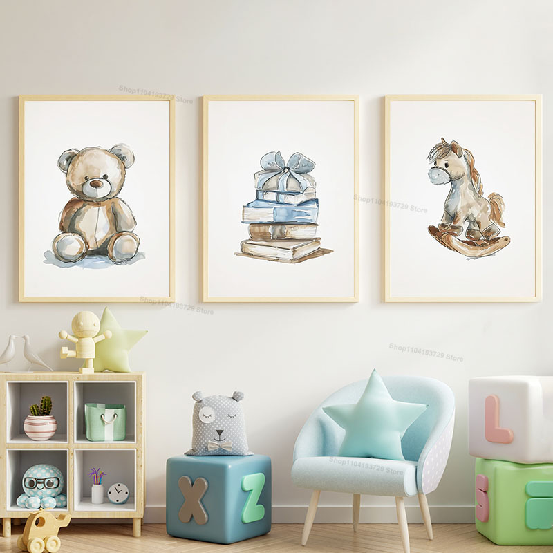 Obraz na płótnie w stylu nordy – Baby Nursery Books recenzja i cena