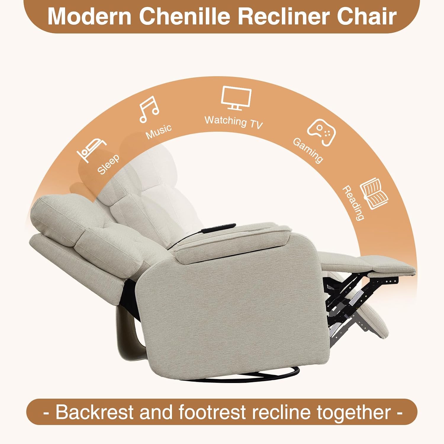 Elektryczny fotel obrotowy z f – Rocking Chair Nursery recenzja i cena