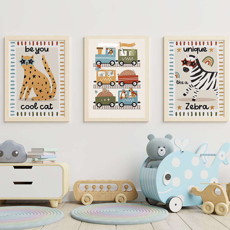 Zabawne Kreskówkowe Zwierzęta  – Baby Zebra Nursery recenzja i cena