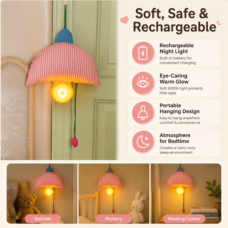 Akumulatorowa lampka nocna wis – Baby Nursery Lampshade recenzja i cena