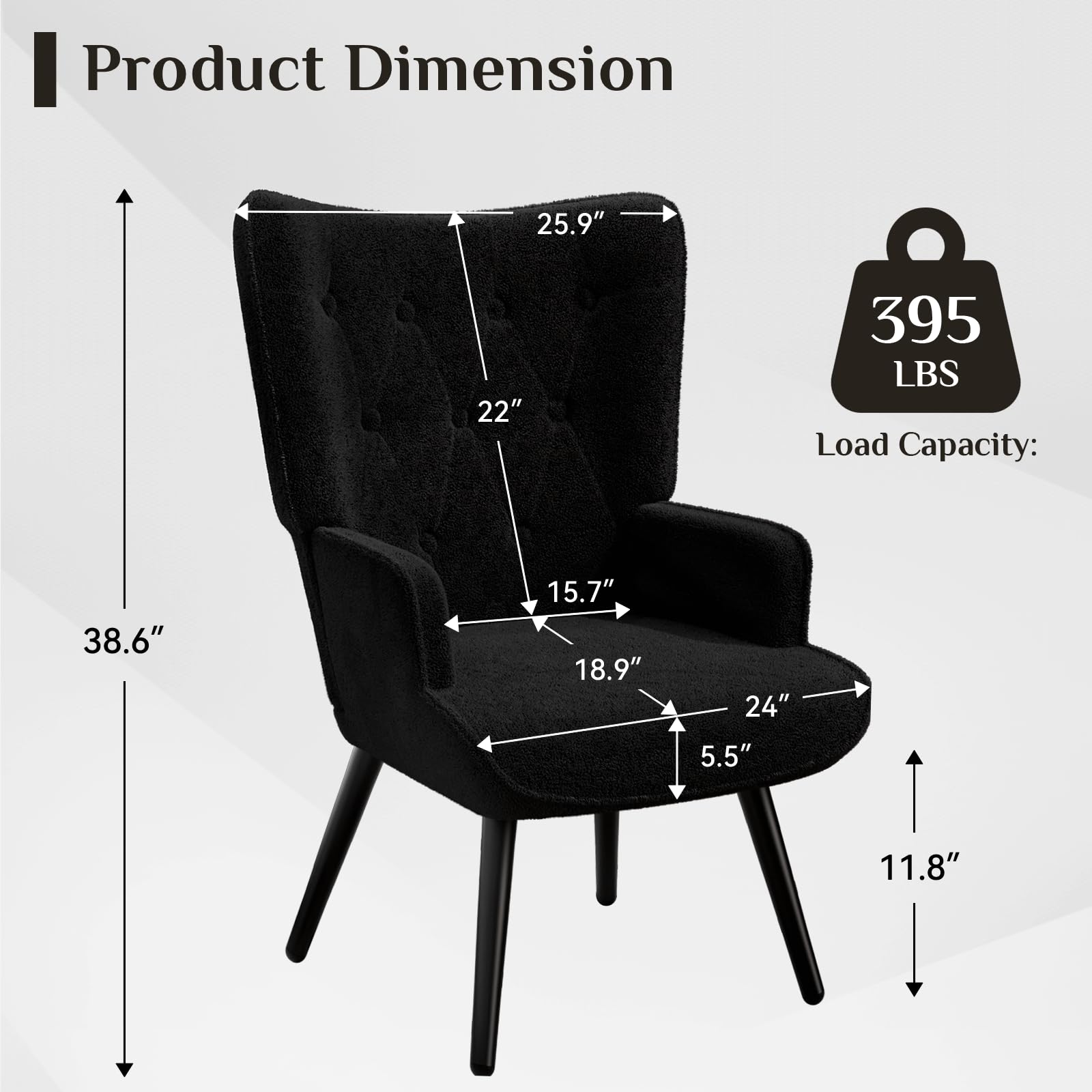 Krzesło akcentujące tapicerowa – Rocking Chair Nursery recenzja i cena