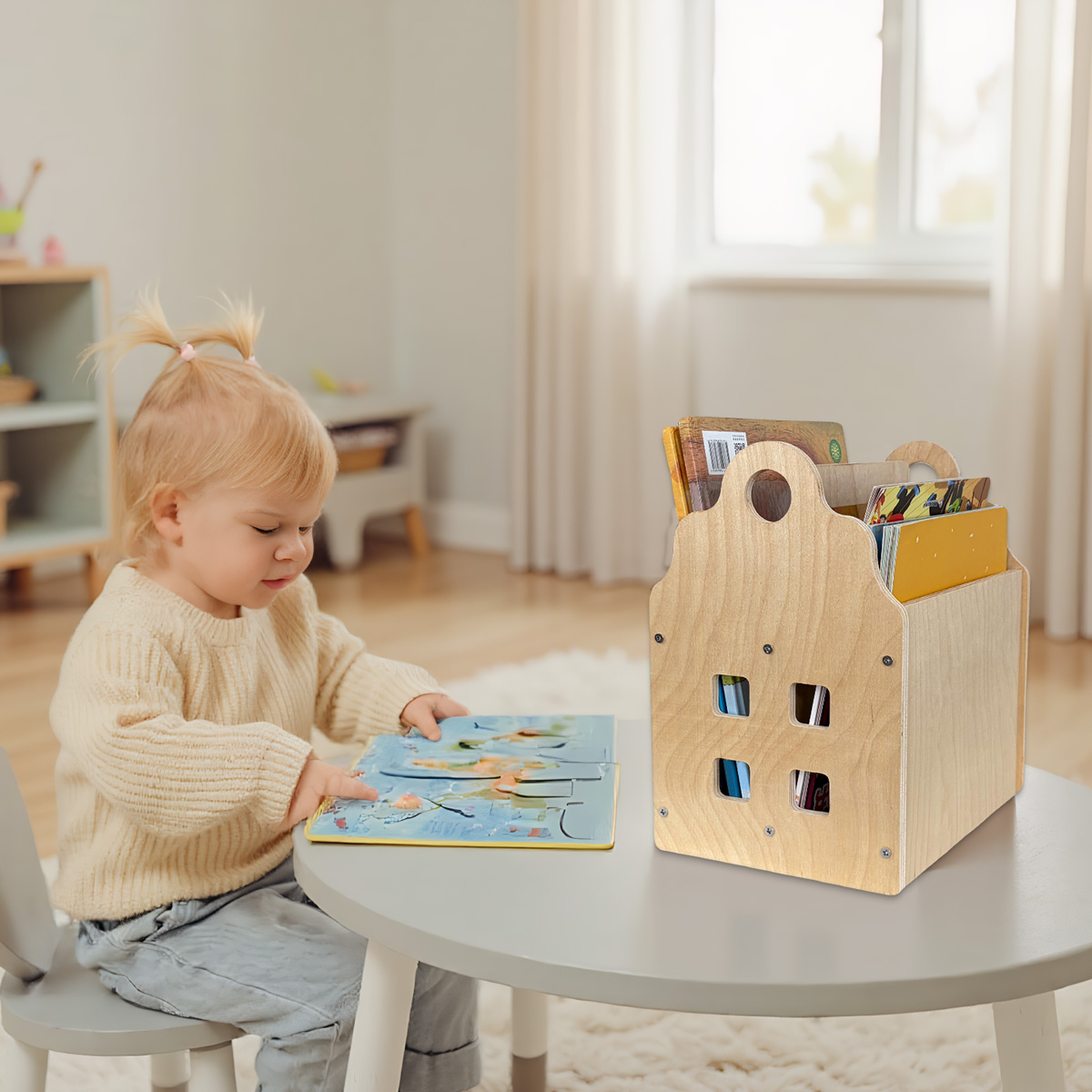 Regał na książki dla malucha,  – Baby Nursery Books recenzja i cena