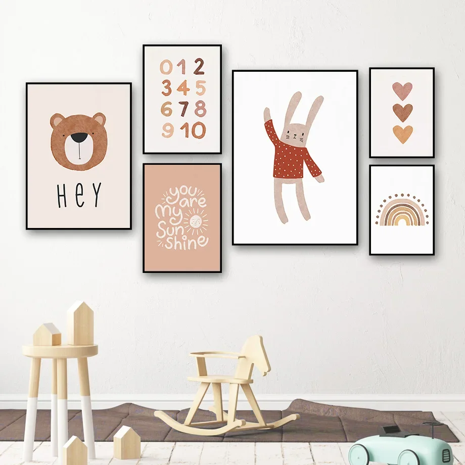 1 szt. -- Obraz na płótnie w s – Baby Nursery Themes recenzja i cena