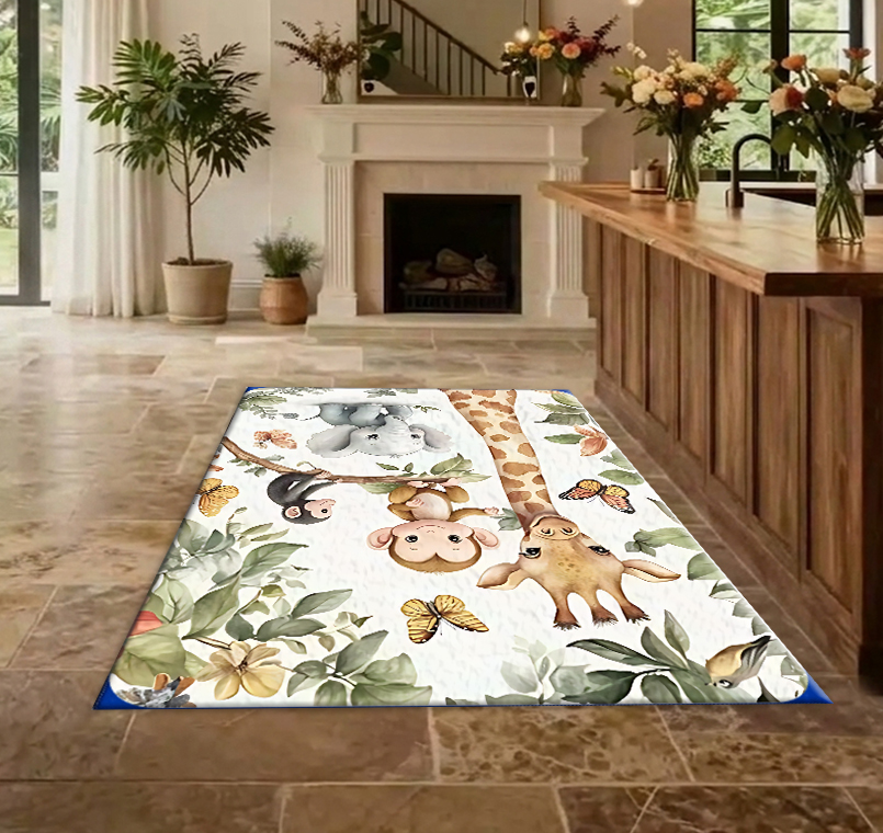 Dywanik dziecięcy z motywem zw – Baby Nursery Jungle Rug recenzja i cena