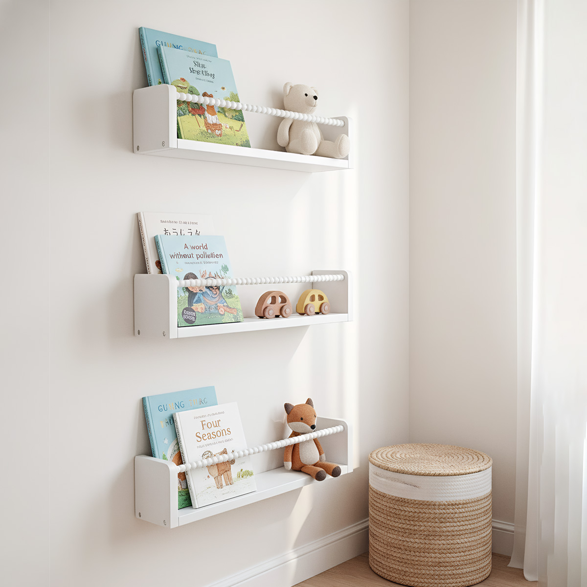 Półki na książki do pokoju dzi – Baby Nursery Books recenzja i cena