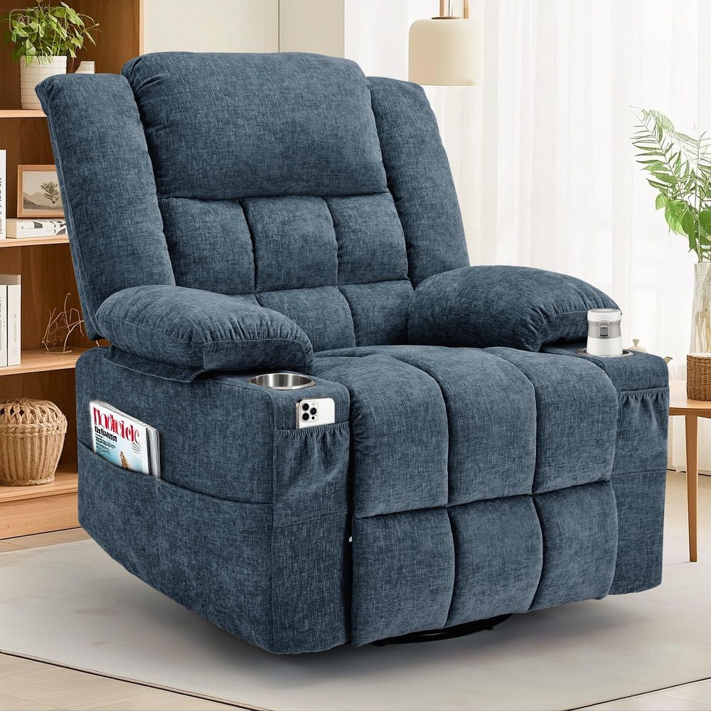 Fotel obrotowy 360° z funkcją  – Rocking Chair Nursery recenzja i cena
