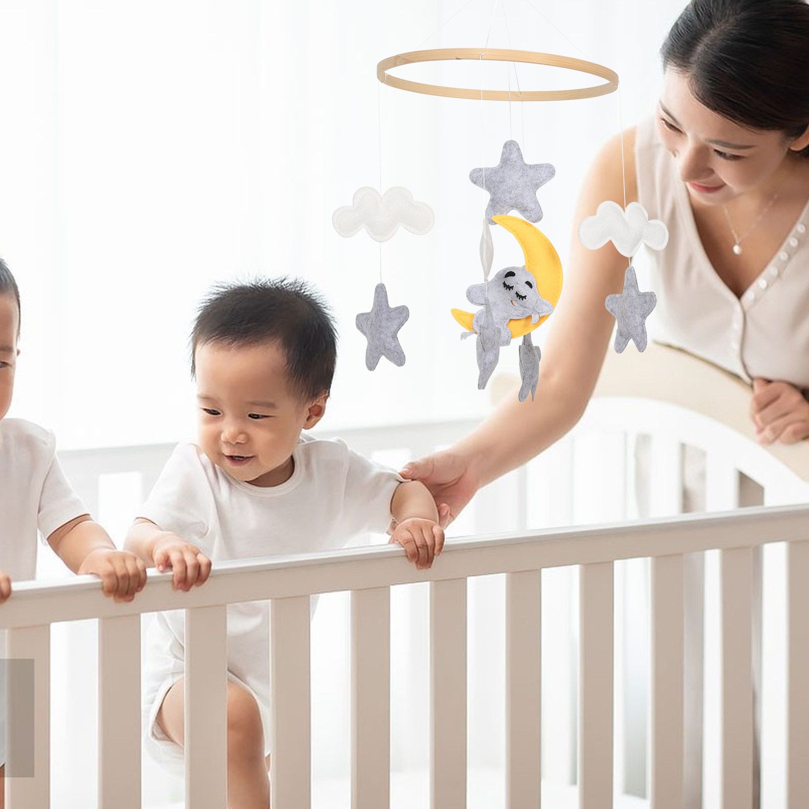 Filcowa zawieszka do łóżeczka  – Baby Nursery Mobile recenzja i cena