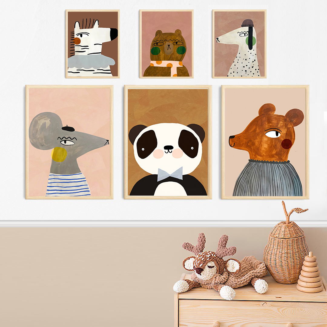 Uroczy Plakat do Pokoju Dzieci – Baby Zebra Nursery recenzja i cena