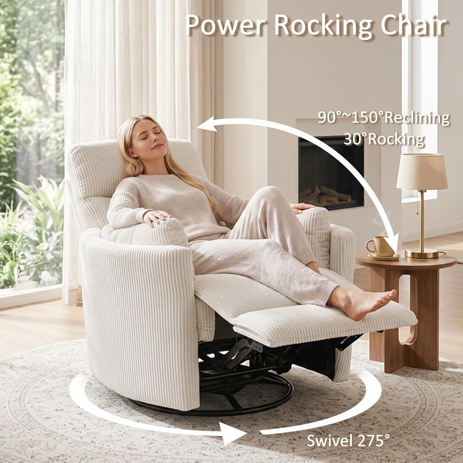 Elektryczny fotel bujany do po – Rocking Chair Nursery recenzja i cena