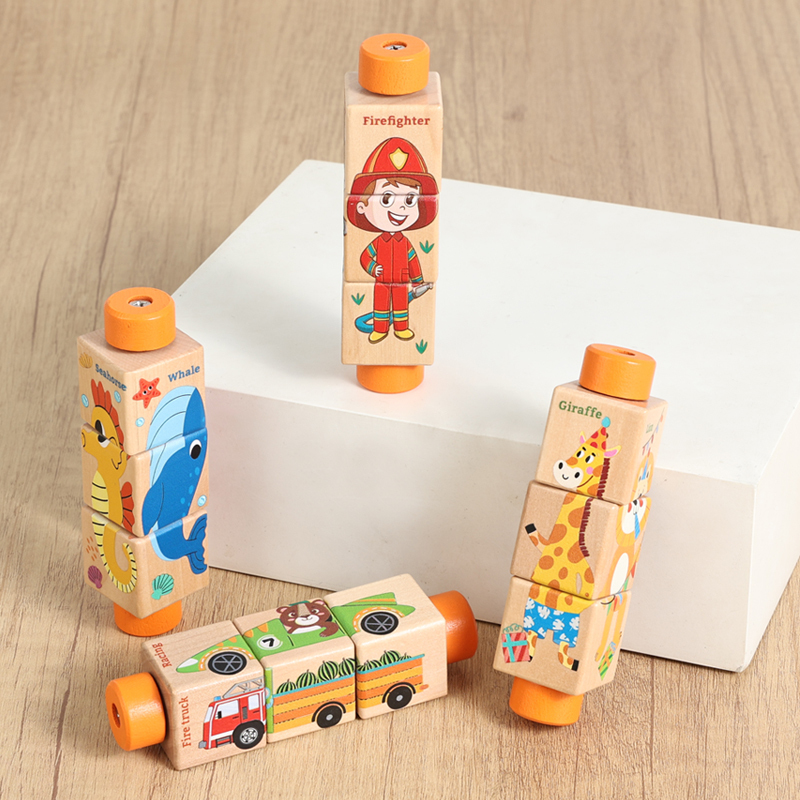 Drewniana obrotowa układanka d – Baby Nursery Mobile recenzja i cena