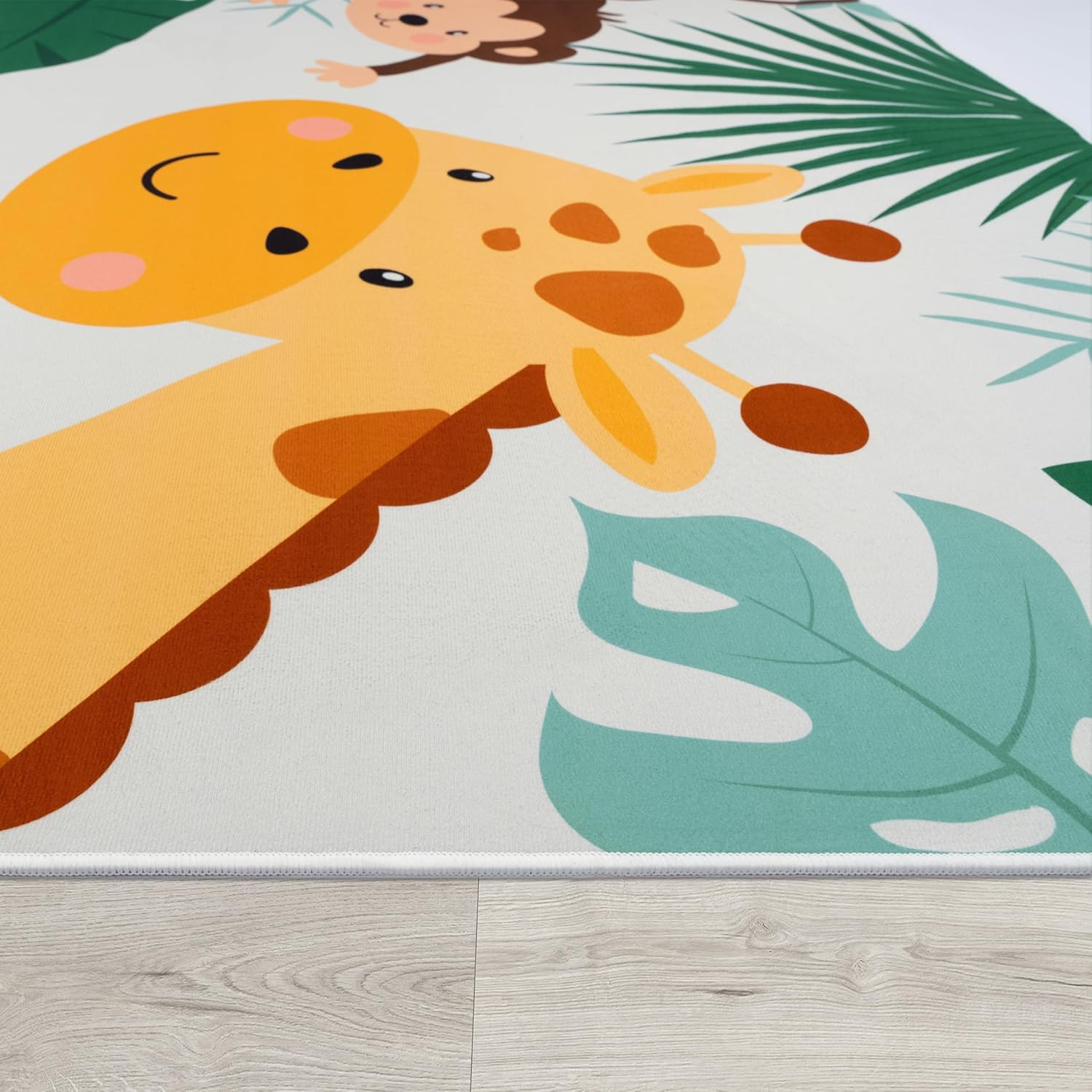 Miękka okrągła mata do zabawy  – Baby Nursery Jungle Rug recenzja i cena