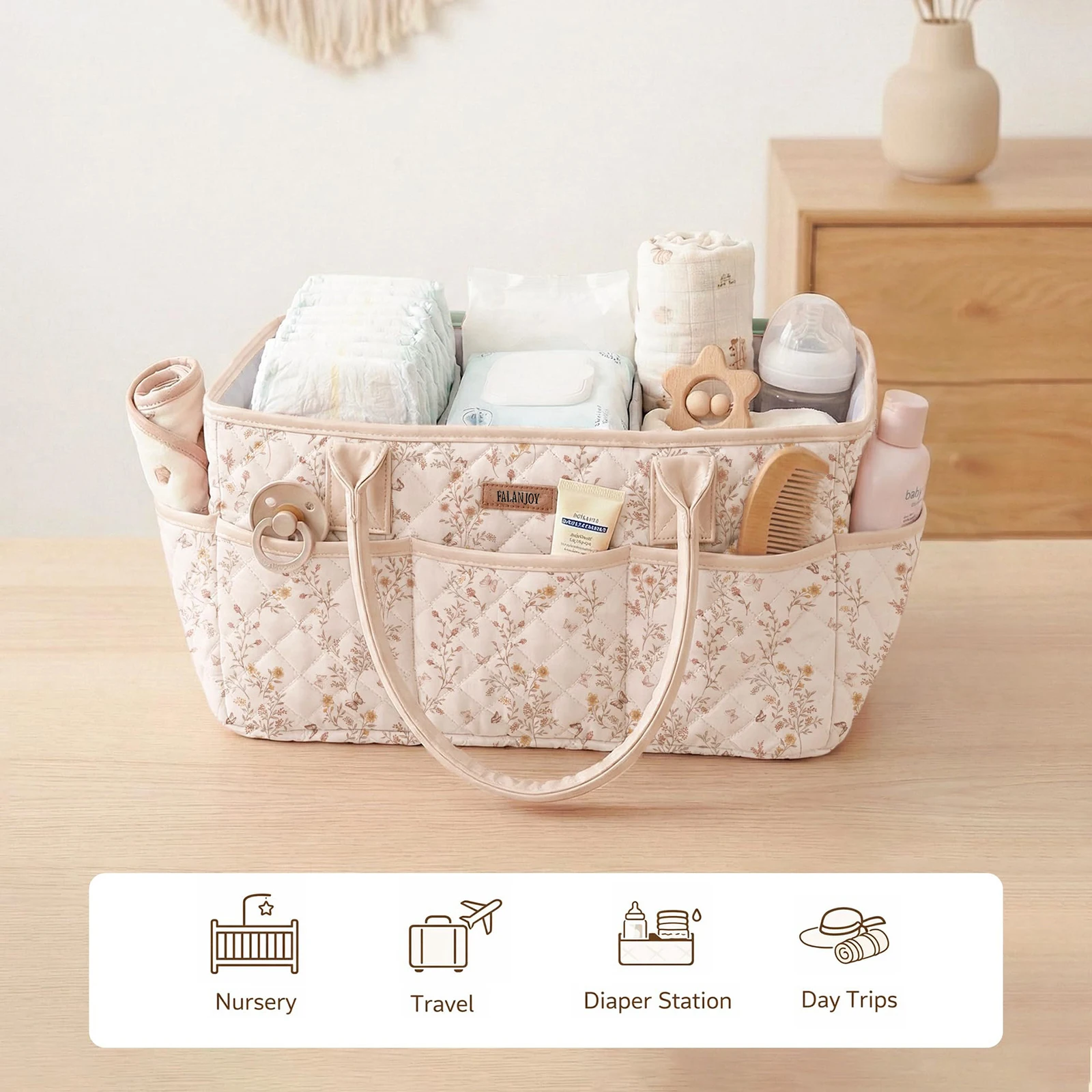 Pojemnik na pieluchy z tkaniny – Baby Nursery Quilts recenzja i cena