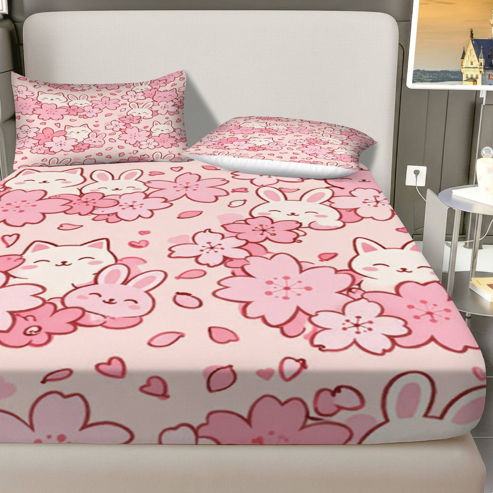 Zestaw pościeli Sakura Rabbit  – Baby Nursery Themes recenzja i cena