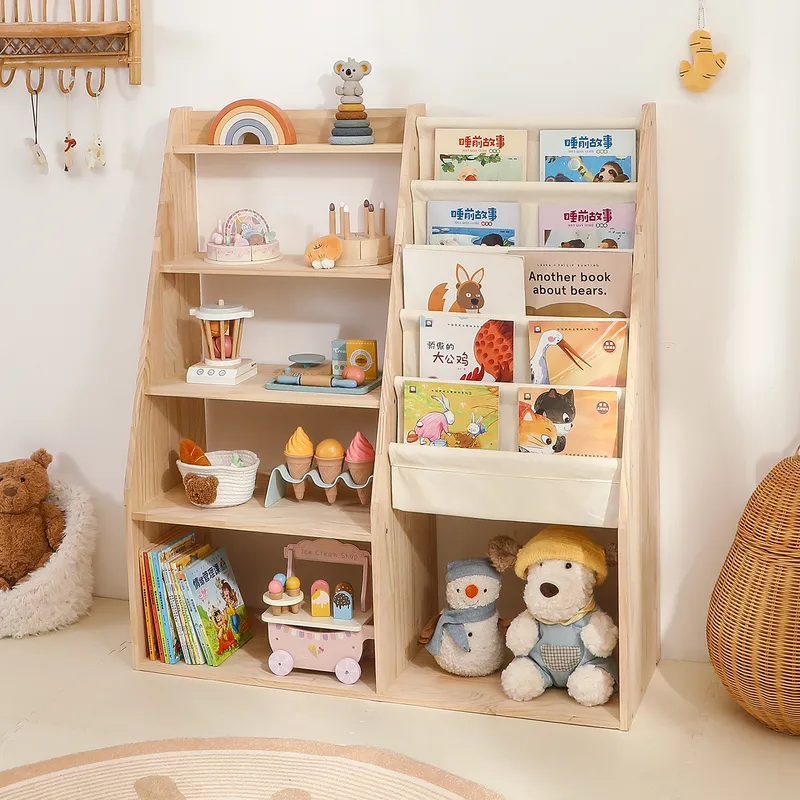 Dziecięcy regał 2-w-1 do przec – Baby Nursery Books recenzja i cena