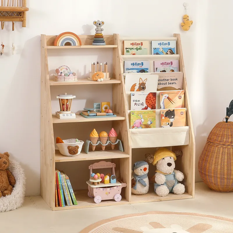 Dziecięcy regał 2-w-1 do przec – Baby Nursery Books recenzja i cena