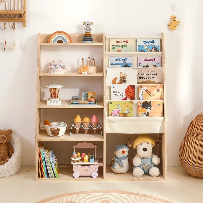 Dziecięcy regał 2-w-1 do przec – Baby Nursery Books recenzja i cena