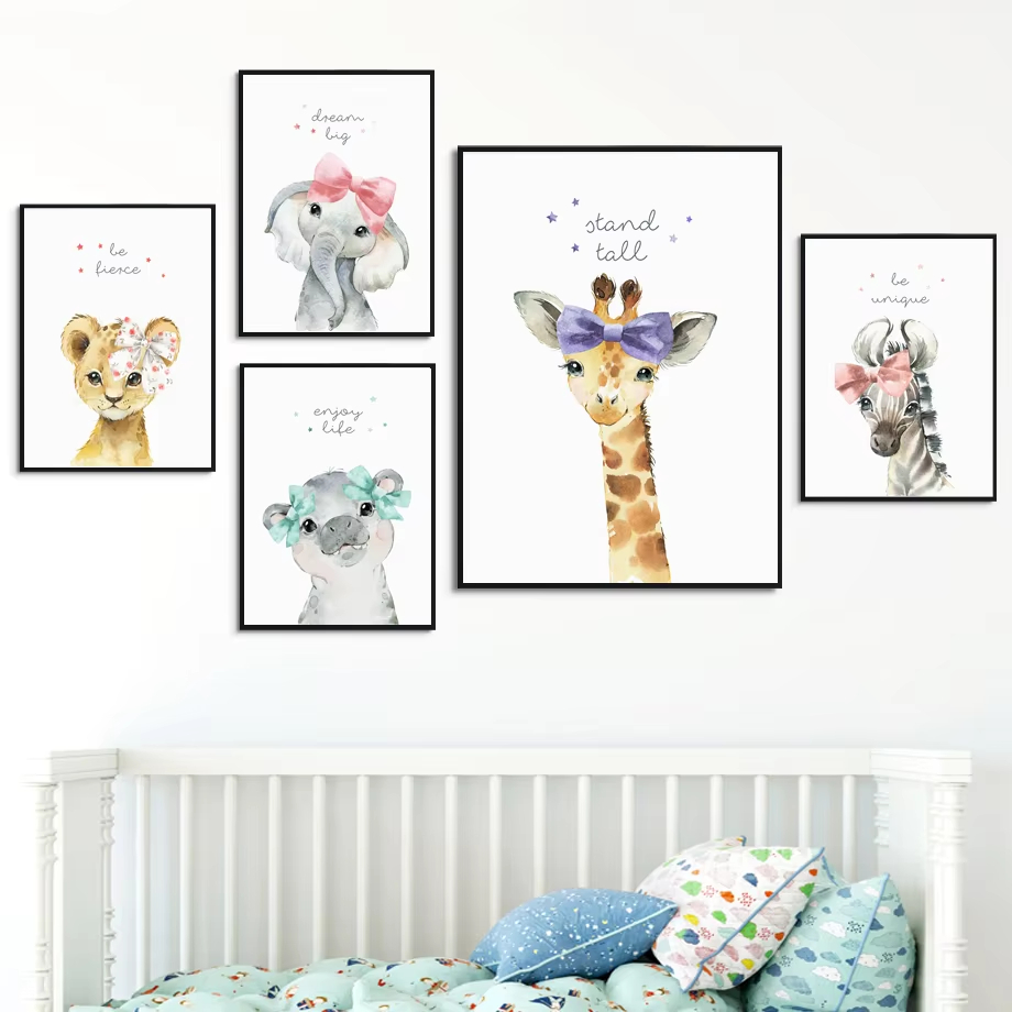 Lew Zebra Żyrafa Słoń Hipopota – Baby Zebra Nursery recenzja i cena
