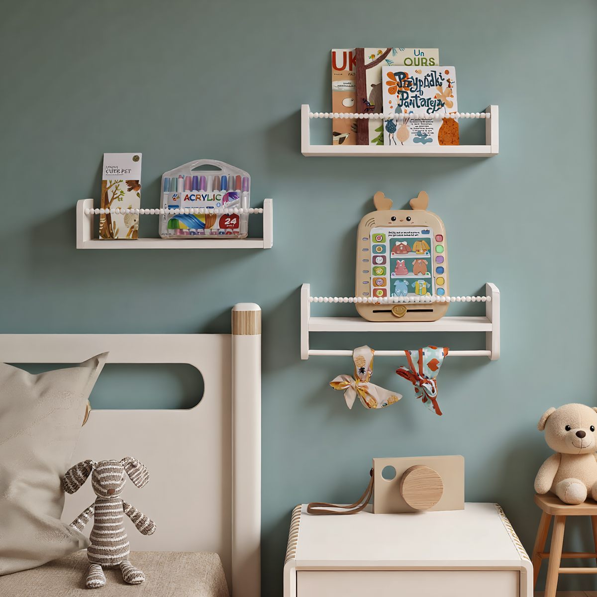 Półki wiszące na książki do po – Baby Nursery Books recenzja i cena