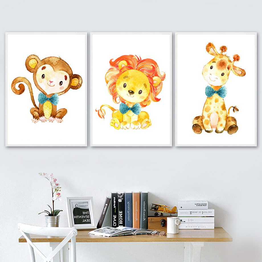 Wall Art Canvas Painting Carto – Baby Zebra Nursery recenzja i cena