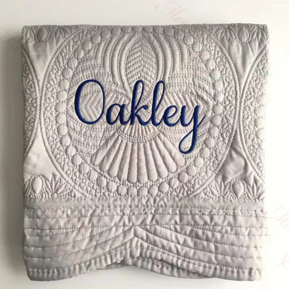 Haftowane imiona kołdry dla dz – Baby Nursery Quilts recenzja i cena